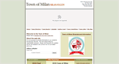 Desktop Screenshot of milan-ny.gov